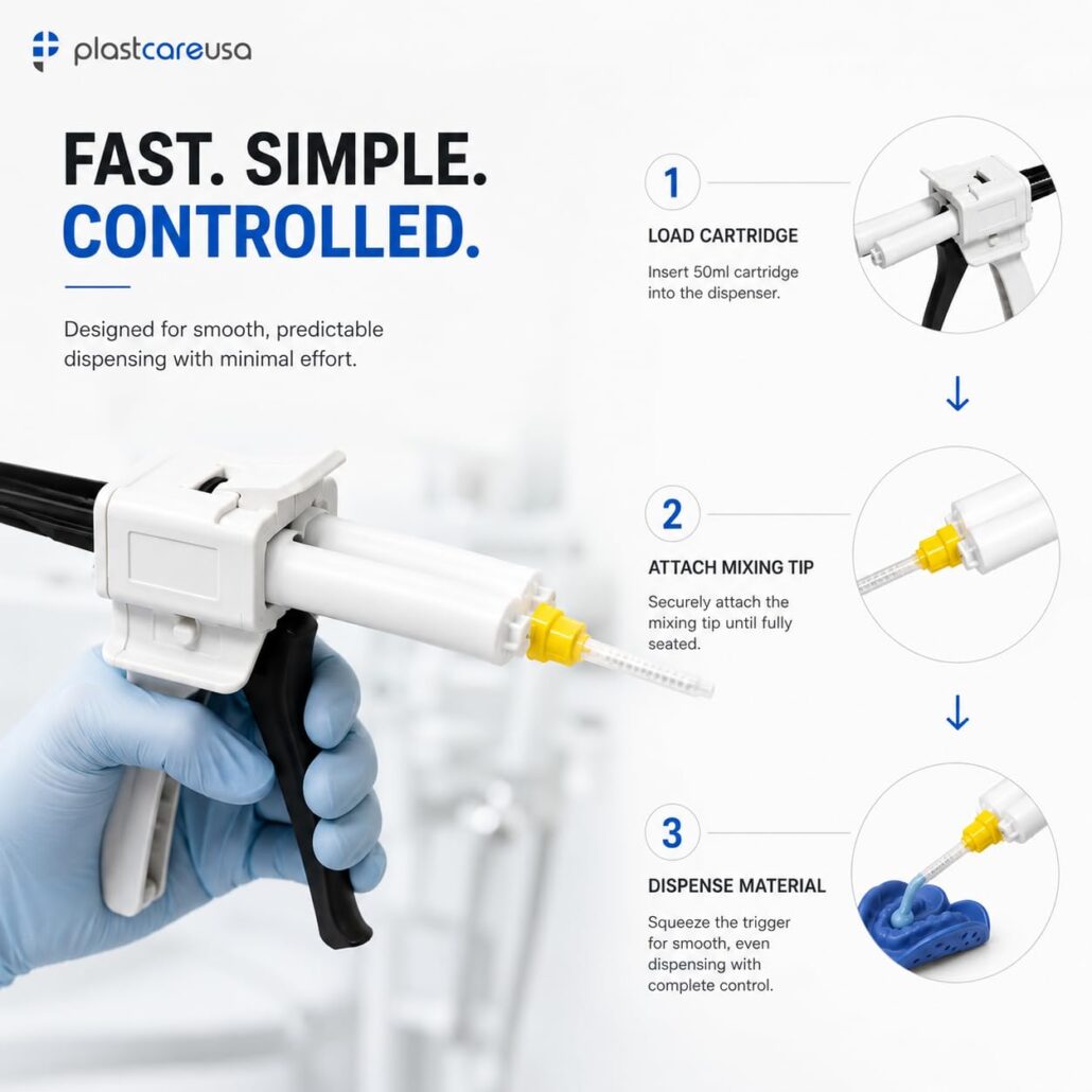 High Performance Dispensing Gun, 1:1 / 2:1