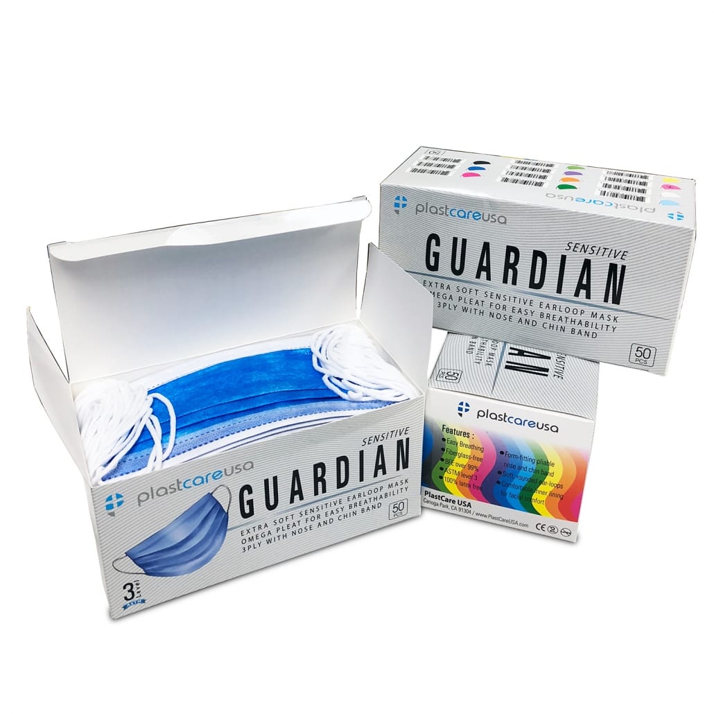 3-Ply ASTM Level 3 Disposable Ear Loop Masks – Blue