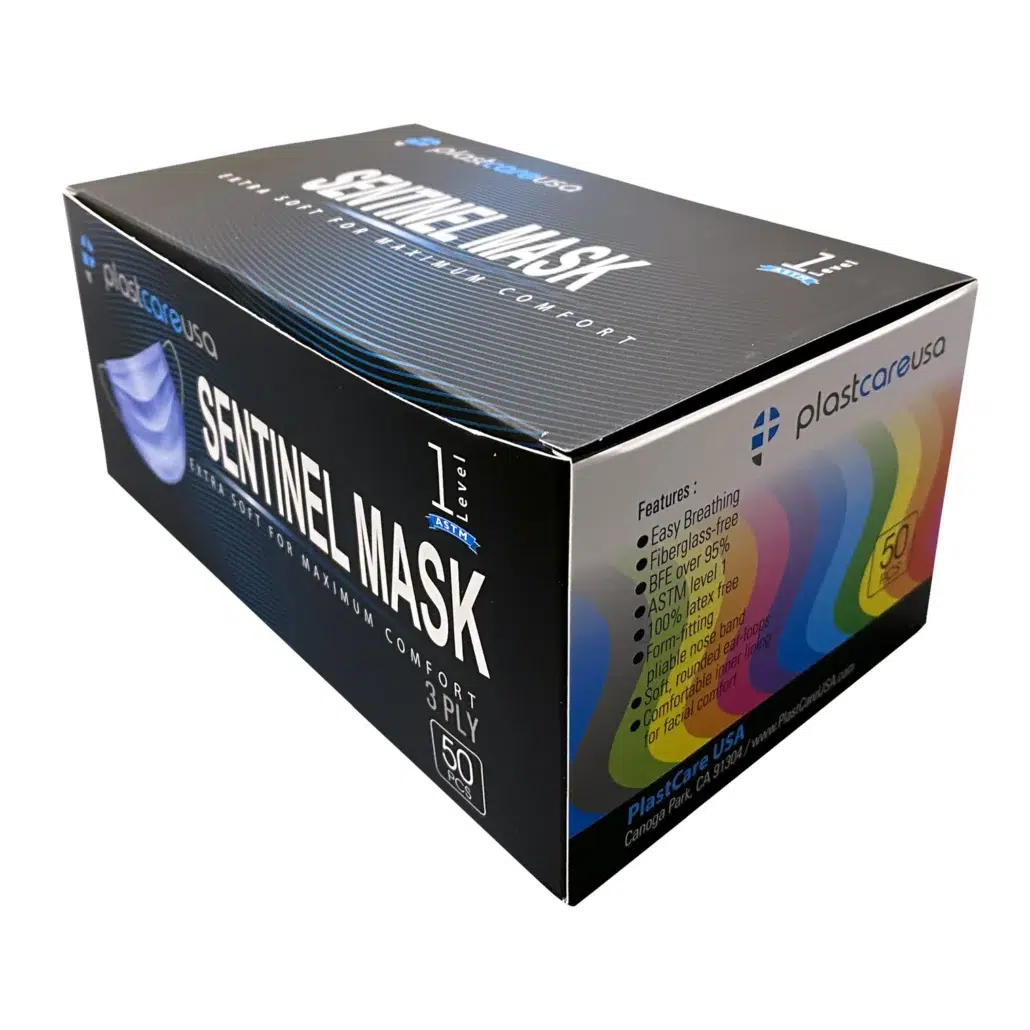 ASTM Level 1 Disposable Ear Loop Masks - Blue