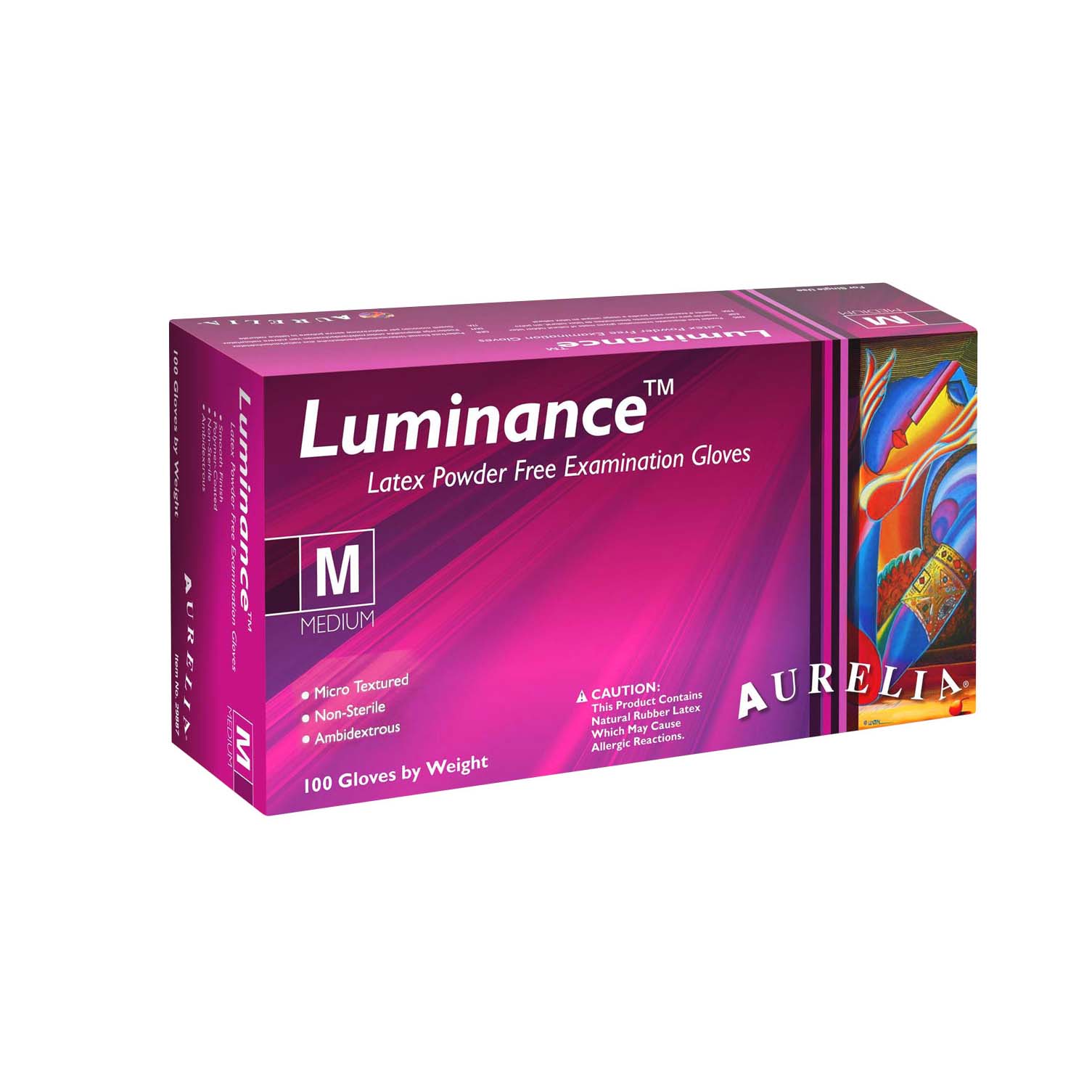 Aurelia Luminance – White Nitrile 5.0 mil Gloves