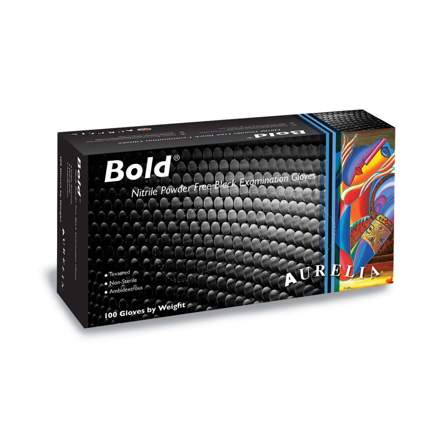Aurelia Bold – Black Nitrile 5.0 mil Gloves