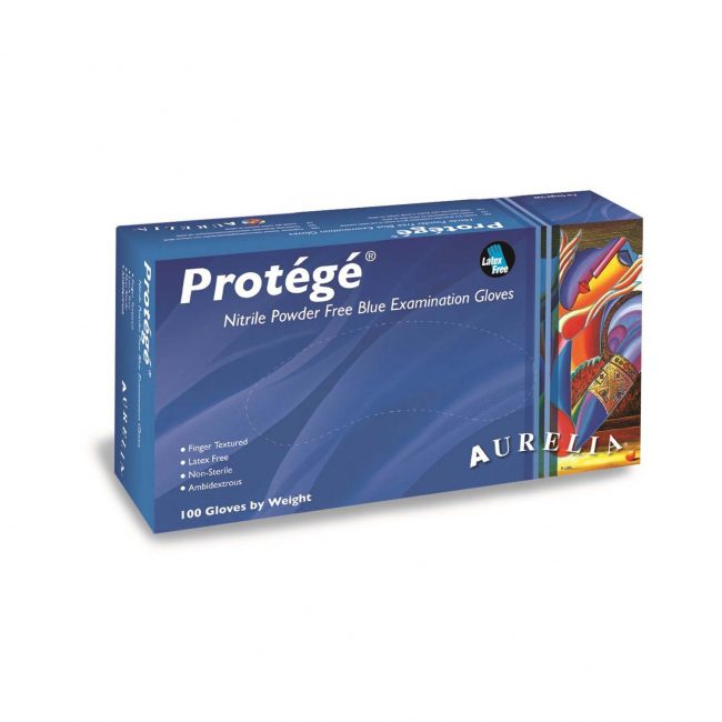 Aurelia Protege – Sky Blue Nitrile 4.0 mil Gloves