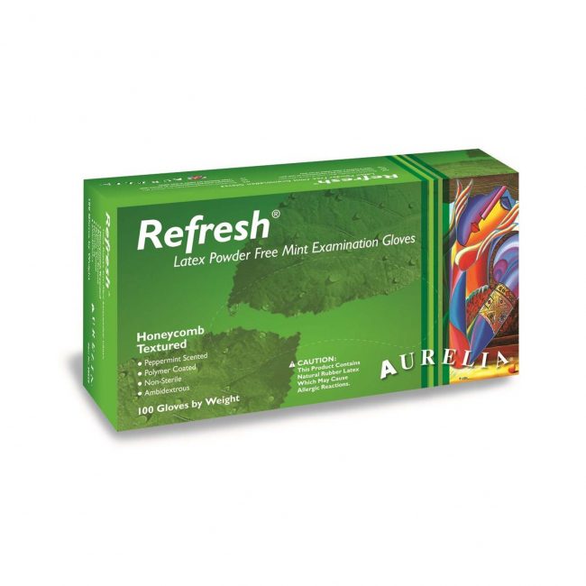 Aurelia Refresh – Teal Nitrile 5.5 mil Gloves