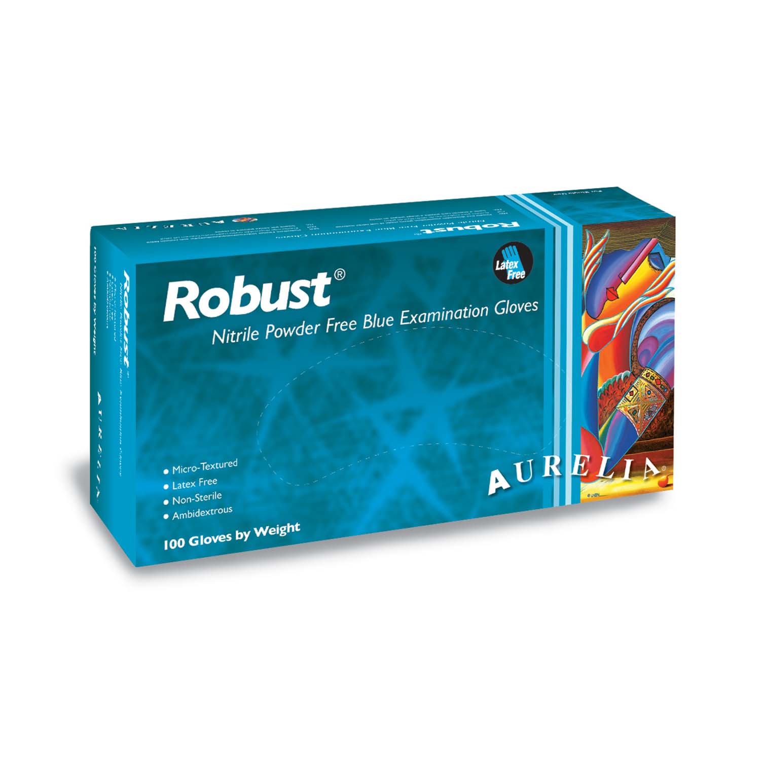 Aurelia Robust – Sky Blue Nitrile 4.5 mil Gloves
