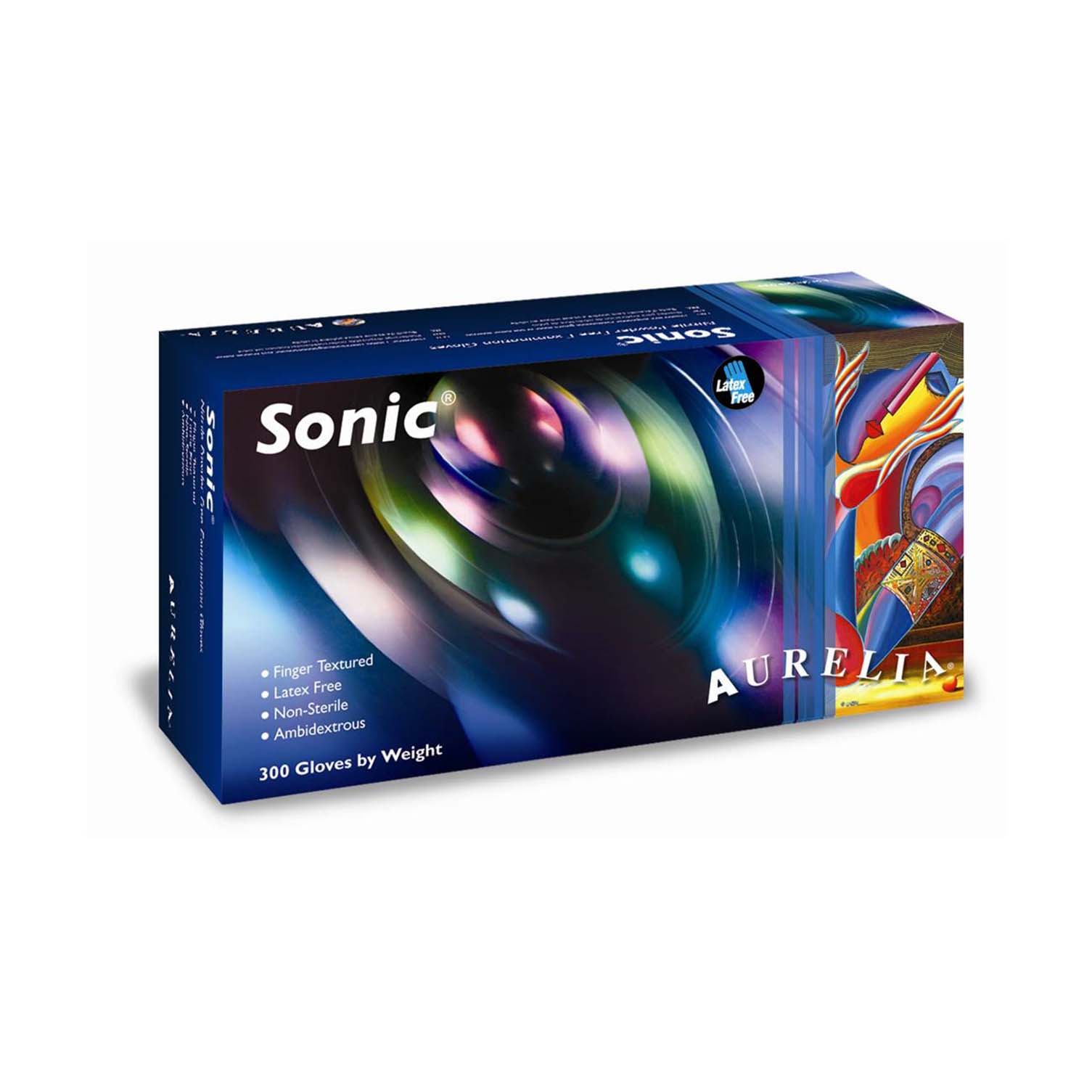 Aurelia Sonic – Indigo Blue Nitrile 2.2 mil Gloves