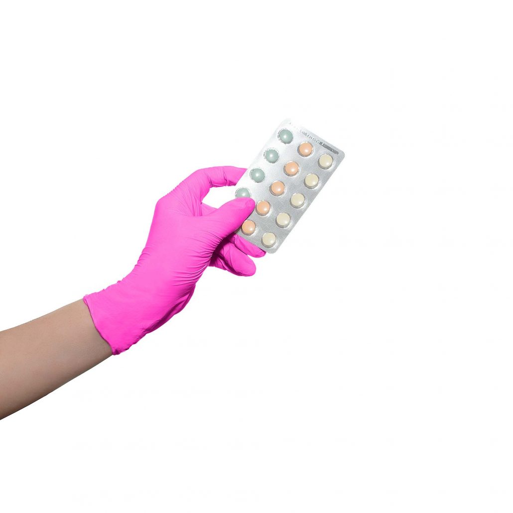 Aurelia Blush – Blush Pink Nitrile 2.5 mil Gloves
