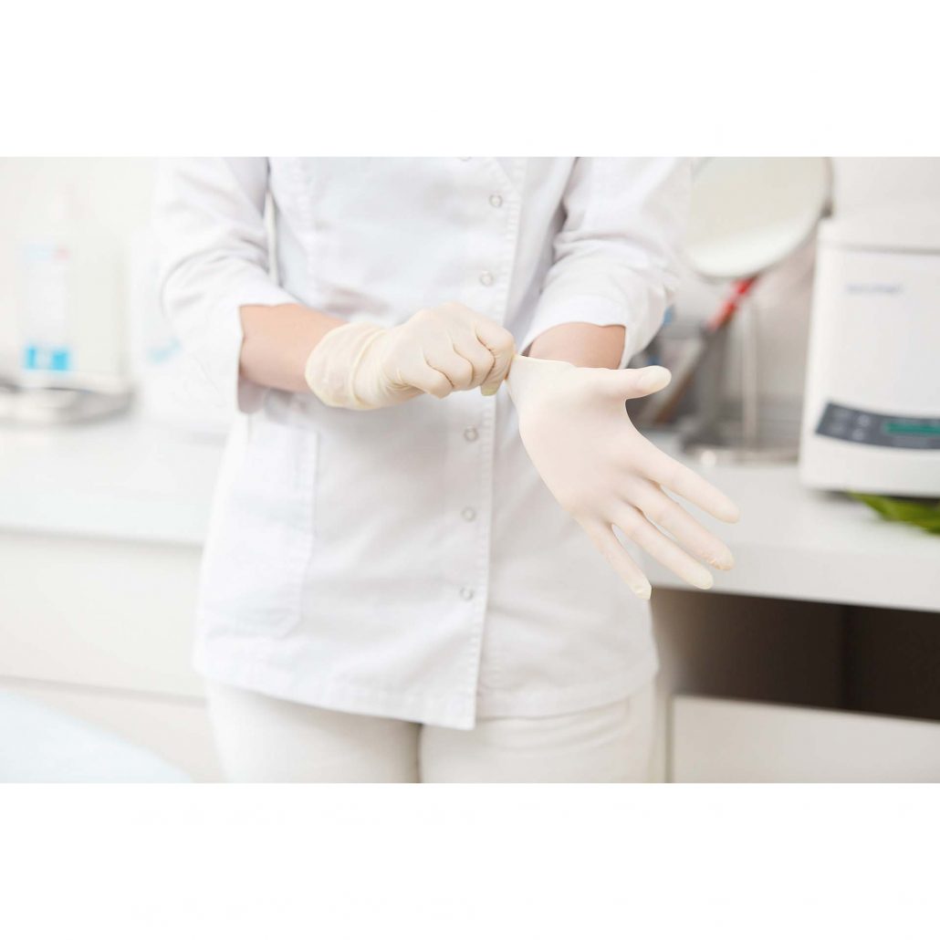 Aurelia Vibrant – White Nitrile 4.5 mil Gloves