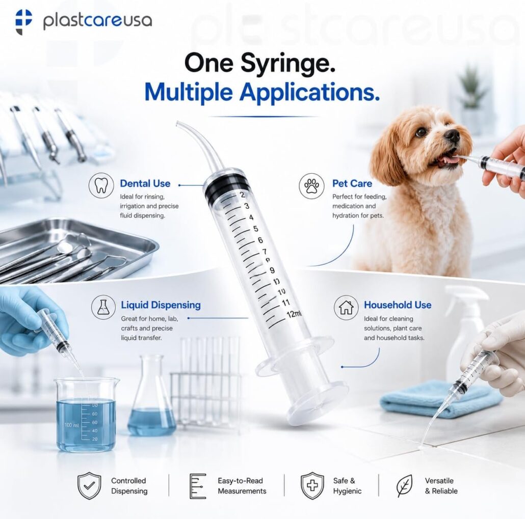 12cc Measured Curved Tip Syringes