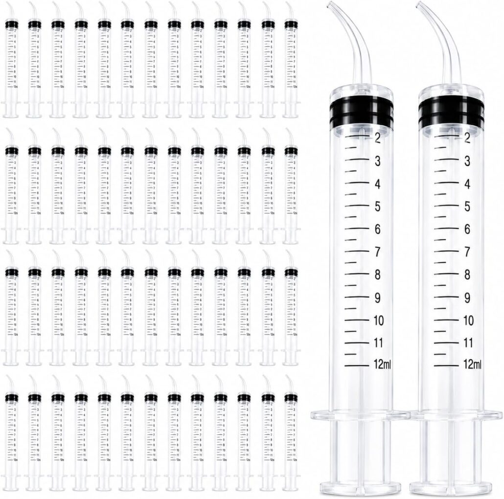 12cc Measured Curved Tip Syringes