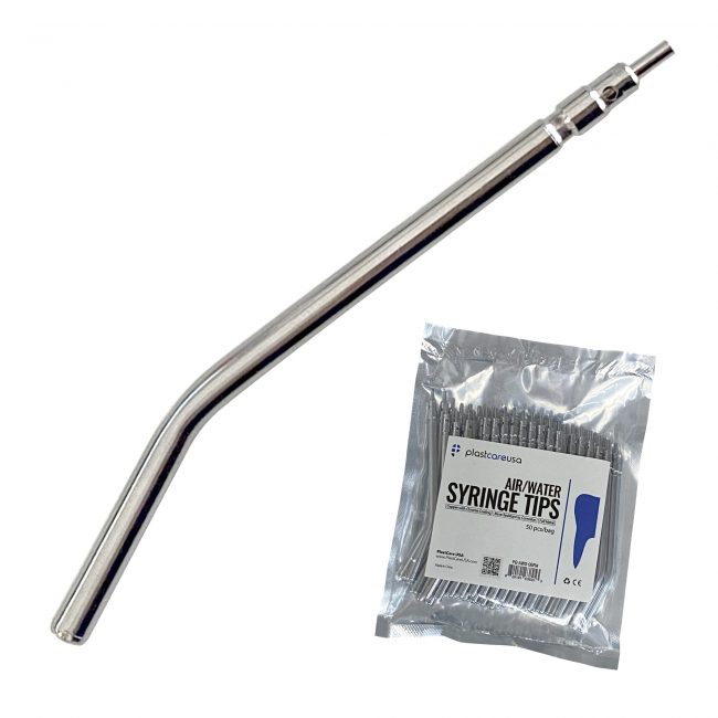 Metal Air Water Syringe Tips