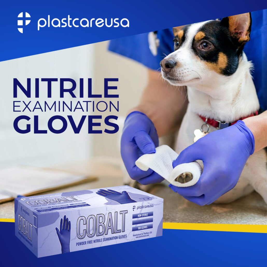 PlastCare USA Cobalt – Indigo Blue Nitrile Gloves