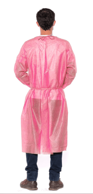 Disposable Isolation Gown (SMS, Knit Cuff)