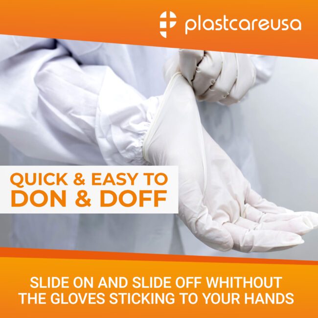 White Latex Exam Gloves