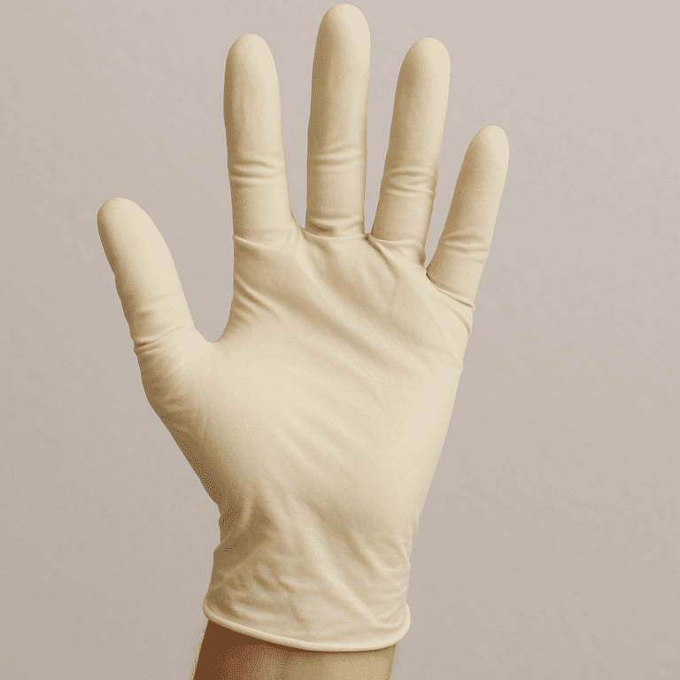 How to Put on Latex Gloves Easily