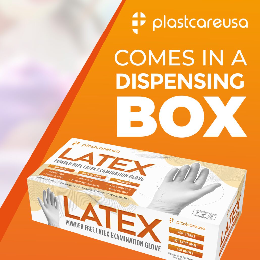 White Latex Exam Gloves