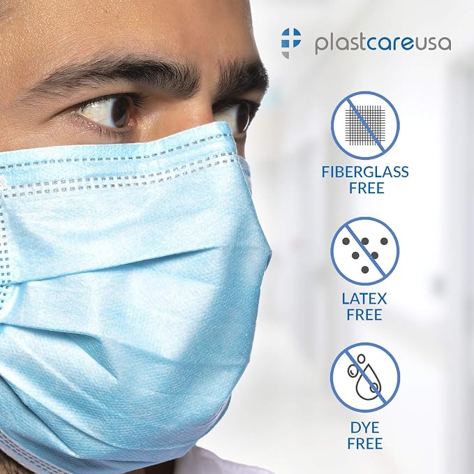 Blue ASTM Level 1 Disposable Ear Loop Masks