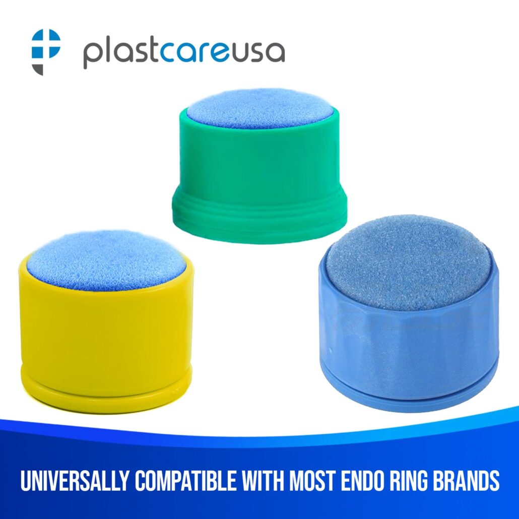 Round 2.5" Sponge Foam Cushion Holders - Blue