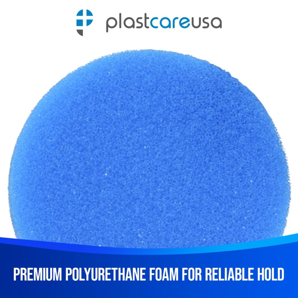 Round 2.5" Sponge Foam Cushion Holders - Blue