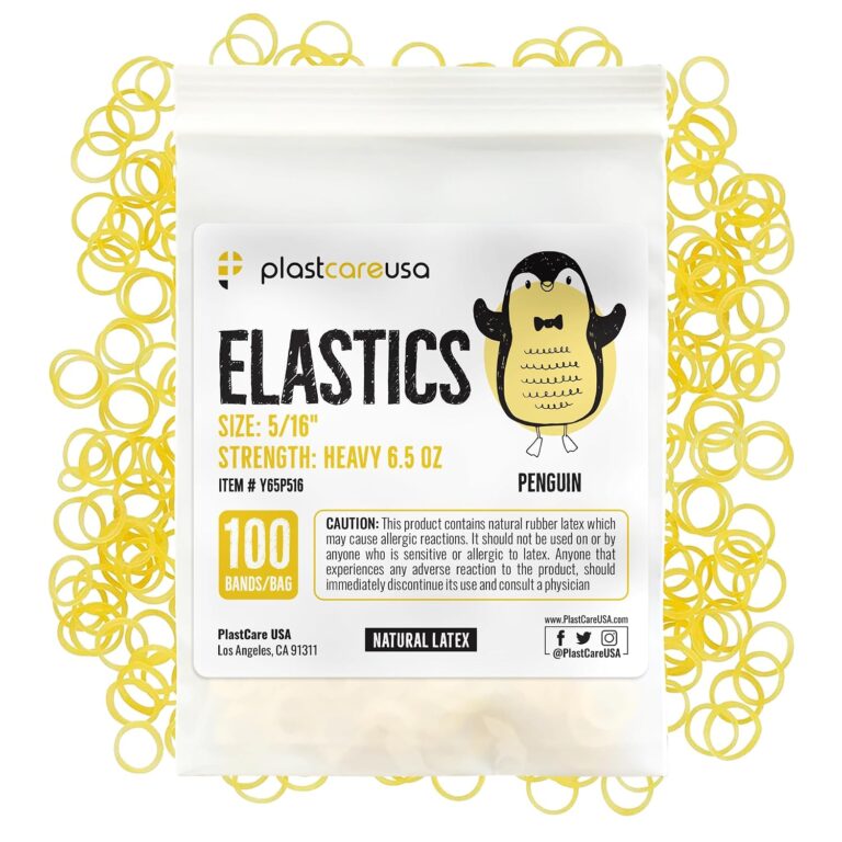Yellow Orthodontic Latex Elastic Bands