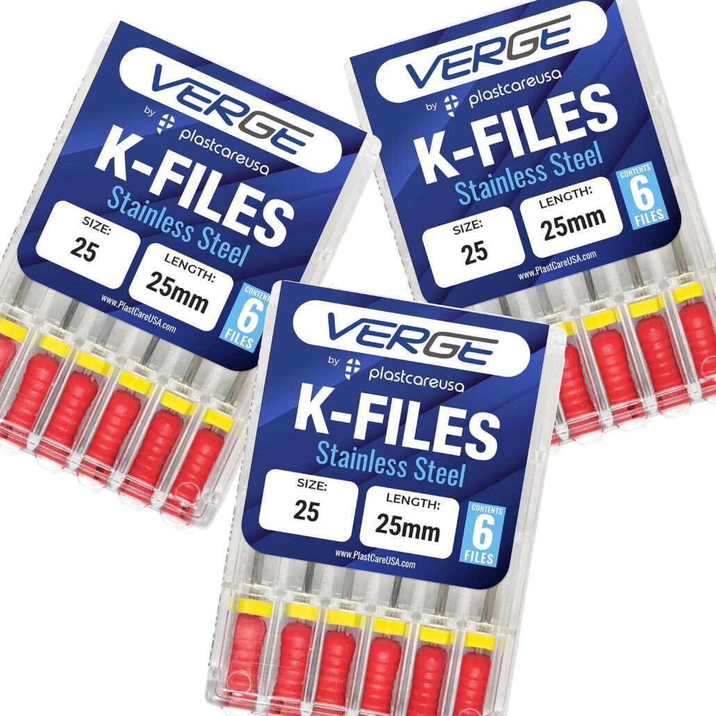 25mm Endo K-Files - #25 Red