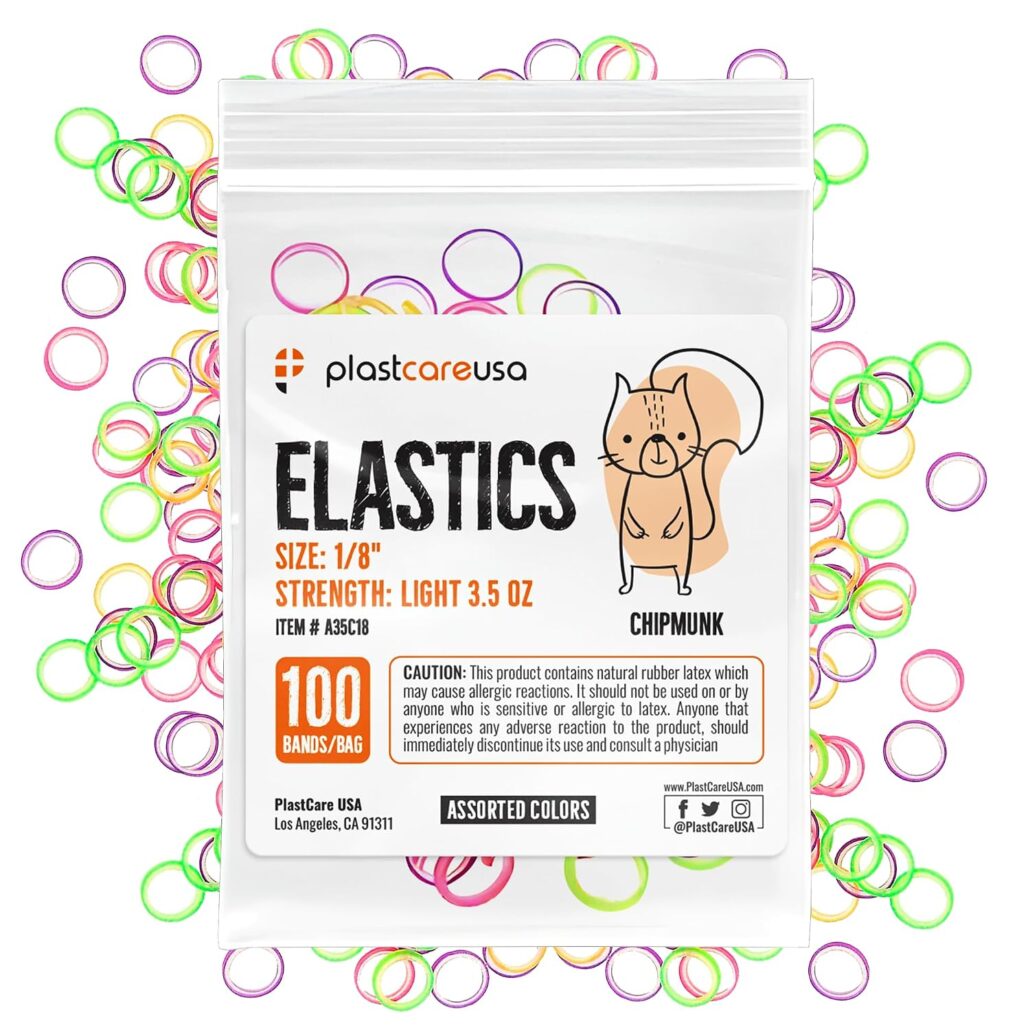 Assorted Colors Orthodontic Latex Elastic Bands
