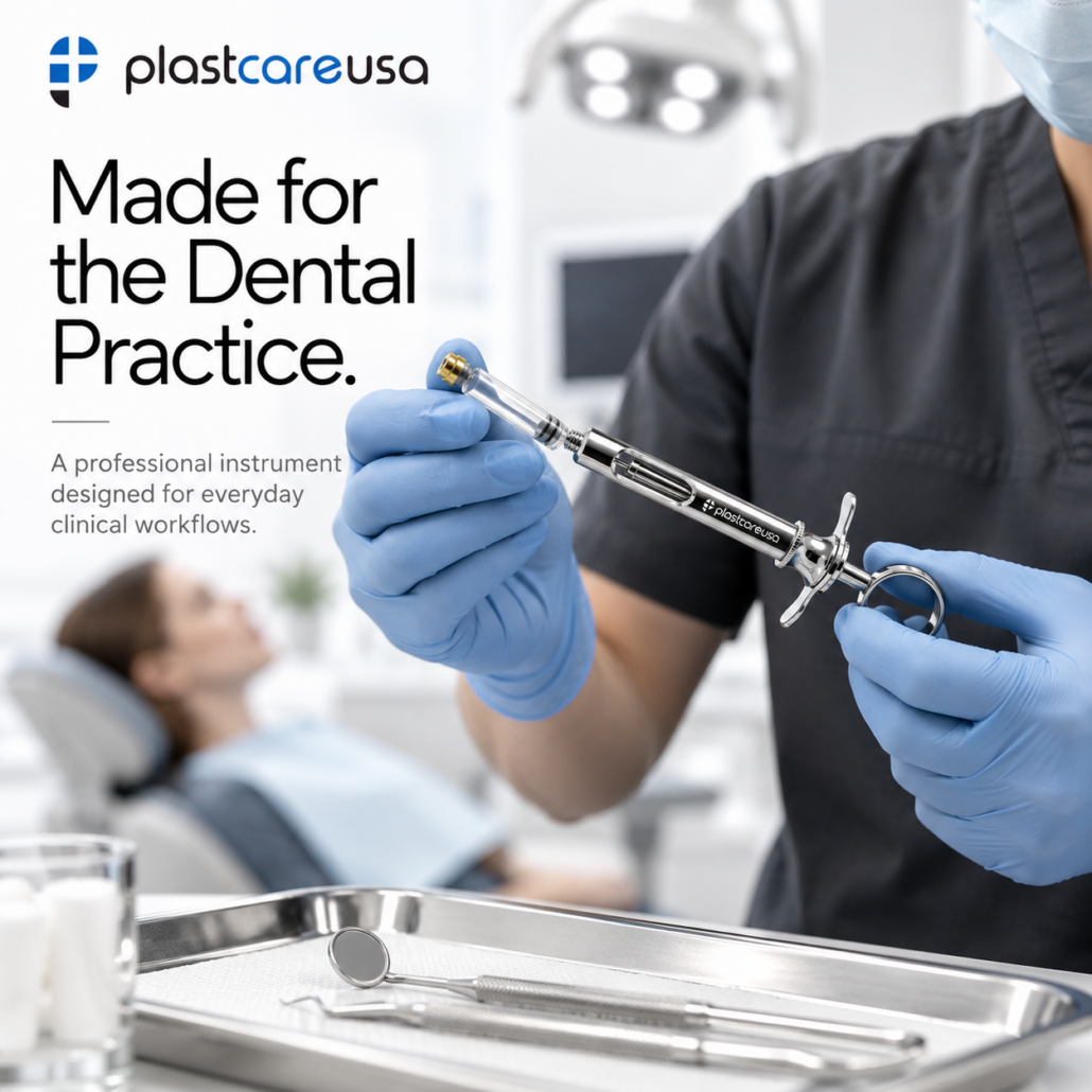 Cook-Waite type syringe by PlastCare USA