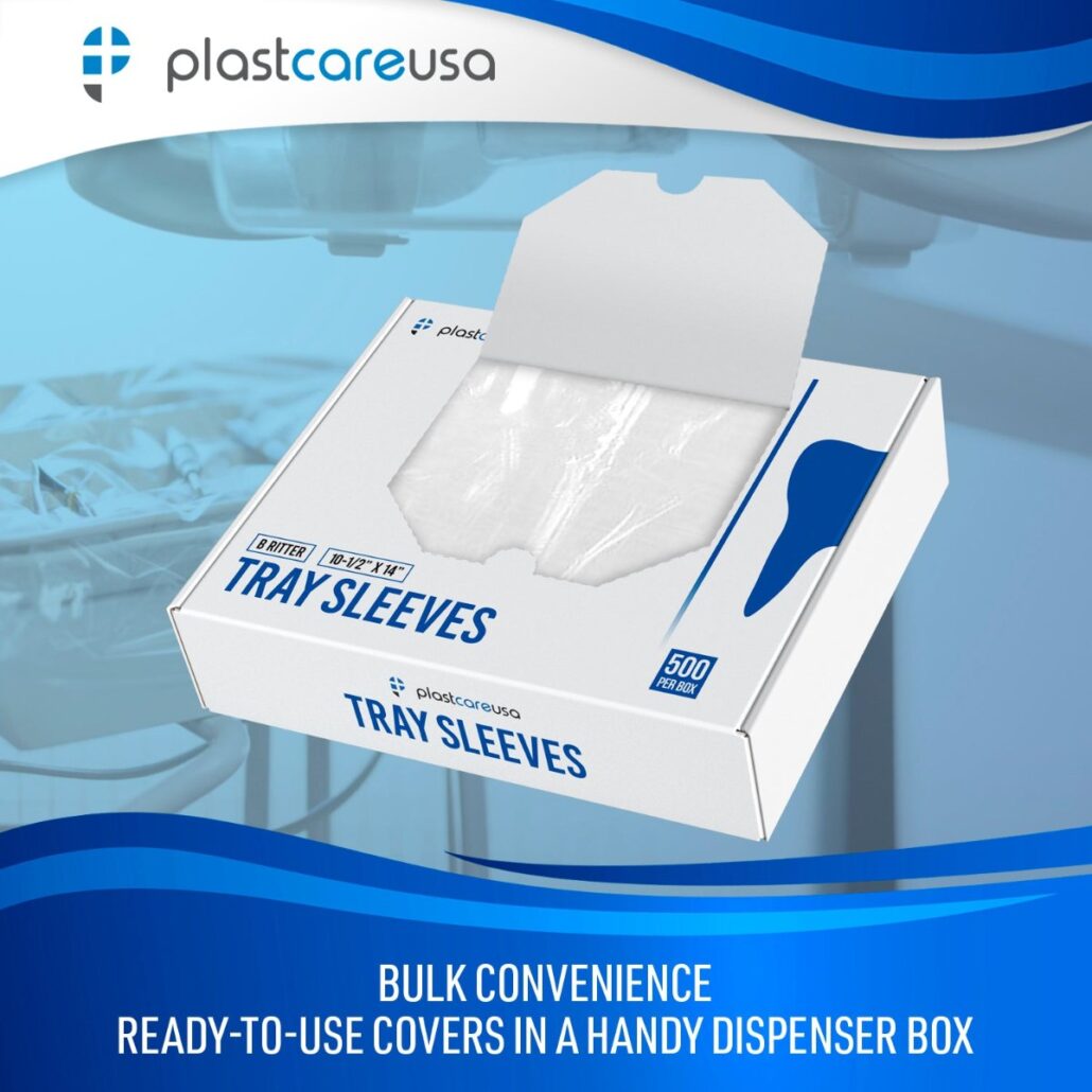 PlastCare USA Tray Cover Sleeves 10-1/2 x 14