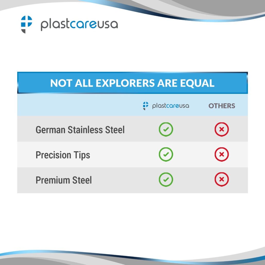 PlastCare USA TU 17-23 Dental Explorer