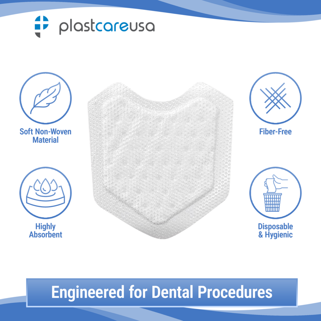 Small dental dry corners, saliva absorbent dry angles